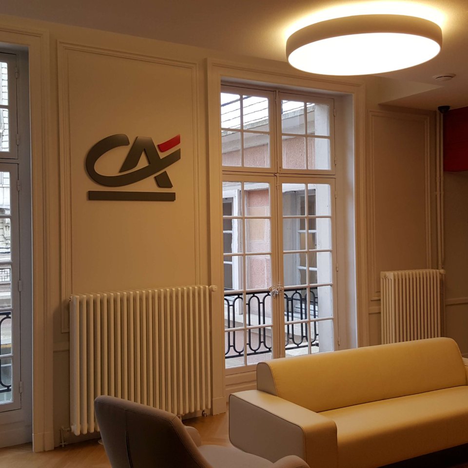 Rénovation Crédit Agricole Paris